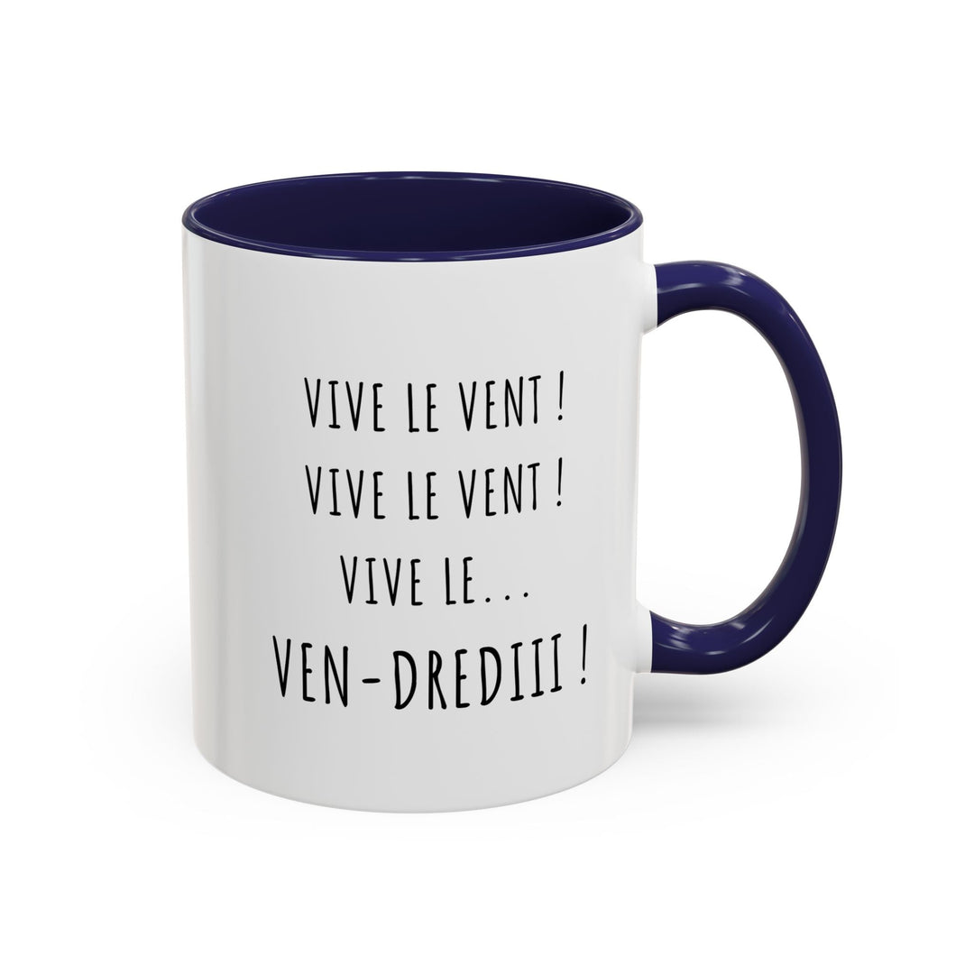 Mug humoristique “Vive le Vendredi” – Cadeau drôle pour les amateurs de café, thé et chocolat chaud - MoodElle