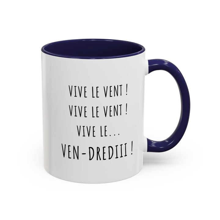 Mug humoristique “Vive le Vendredi” – Cadeau drôle pour les amateurs de café, thé et chocolat chaud - MoodElle