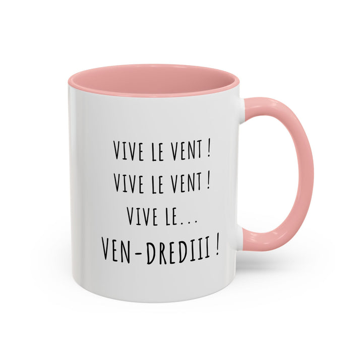 Mug humoristique “Vive le Vendredi” – Cadeau drôle pour les amateurs de café, thé et chocolat chaud - MoodElle