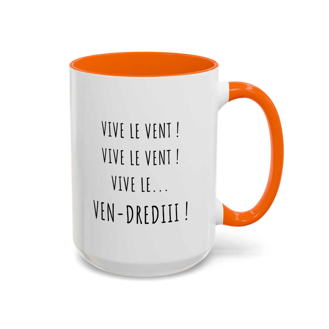 Mug humoristique “Vive le Vendredi” – Cadeau drôle pour les amateurs de café, thé et chocolat chaud - MoodElle