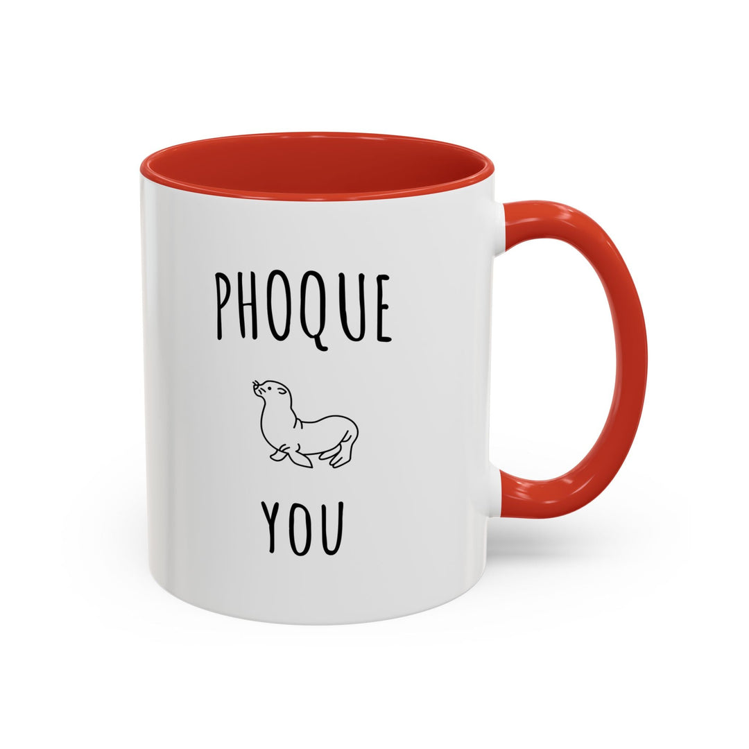 Mug "Phoque You" – Tasse Humour et Jeu de Mots – Cadeau Original et Décontracté - MoodElle