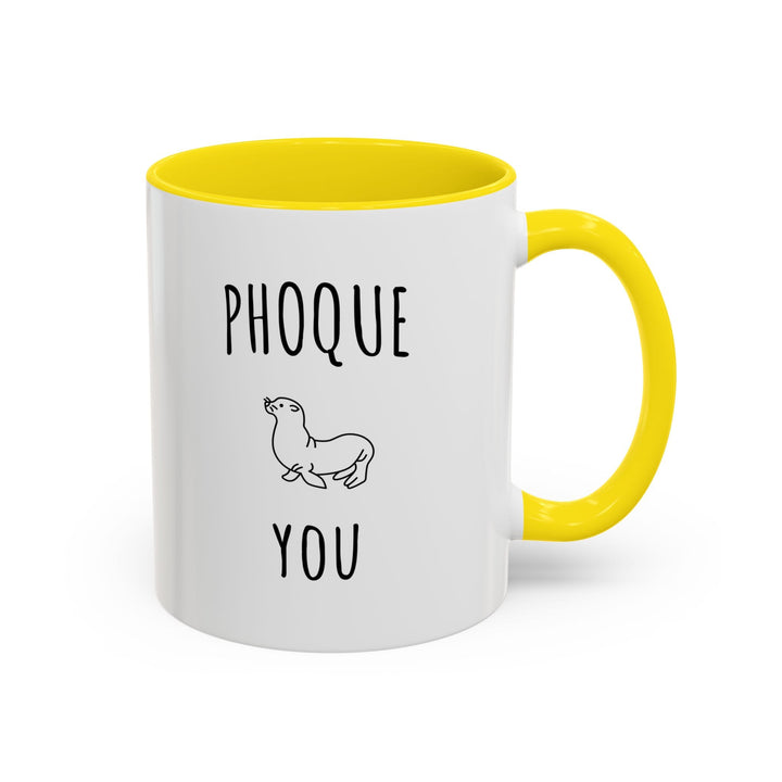 Mug "Phoque You" – Tasse Humour et Jeu de Mots – Cadeau Original et Décontracté - MoodElle