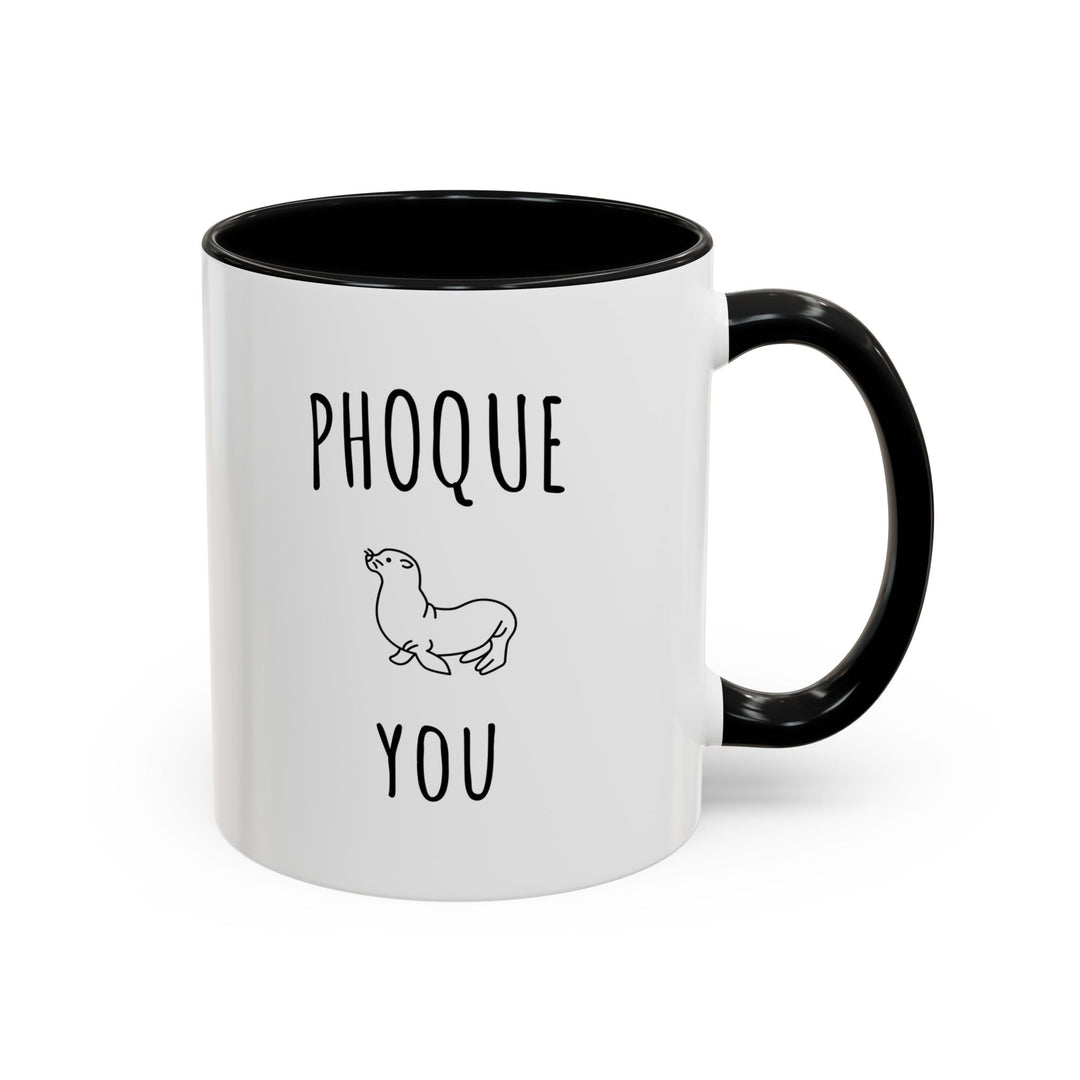Mug "Phoque You" – Tasse Humour et Jeu de Mots – Cadeau Original et Décontracté - MoodElle