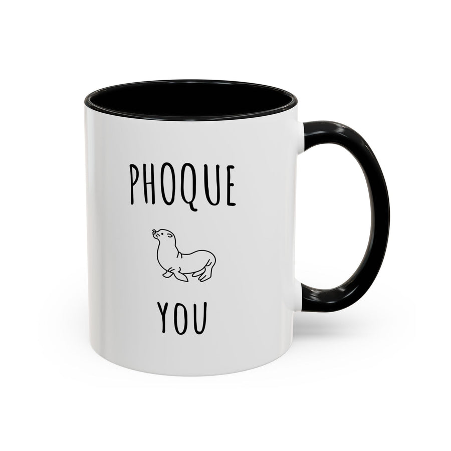 Mug "Phoque You" – Tasse Humour et Jeu de Mots – Cadeau Original et Décontracté - MoodElle