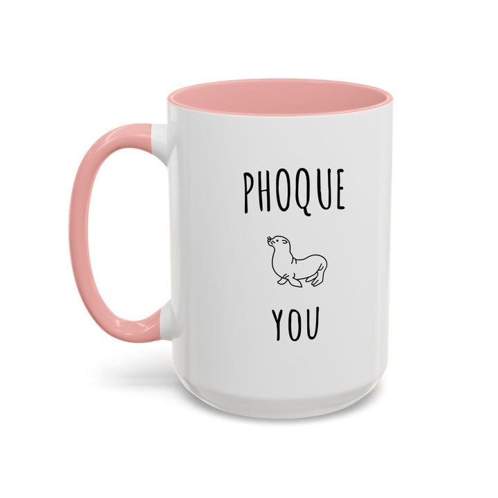 Mug "Phoque You" – Tasse Humour et Jeu de Mots – Cadeau Original et Décontracté - MoodElle