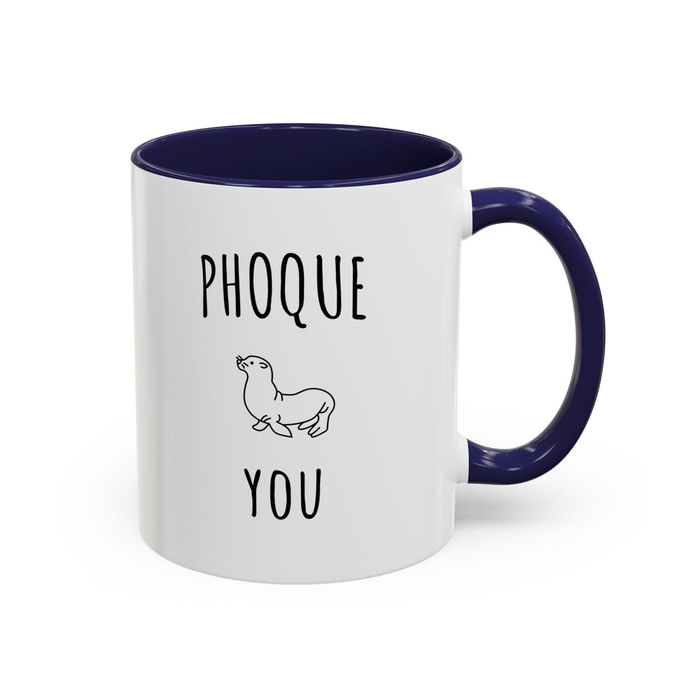 Mug "Phoque You" – Tasse Humour et Jeu de Mots – Cadeau Original et Décontracté - MoodElle