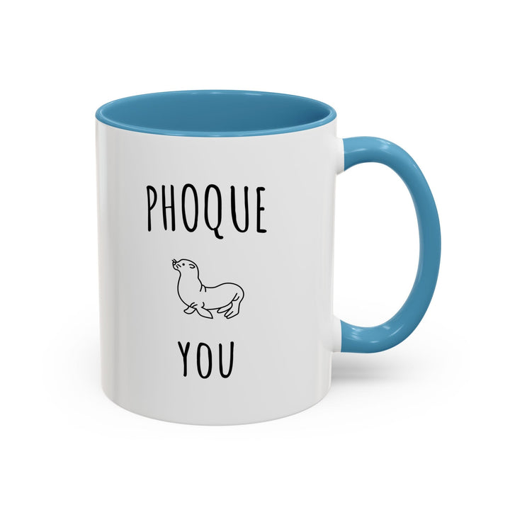 Mug "Phoque You" – Tasse Humour et Jeu de Mots – Cadeau Original et Décontracté - MoodElle