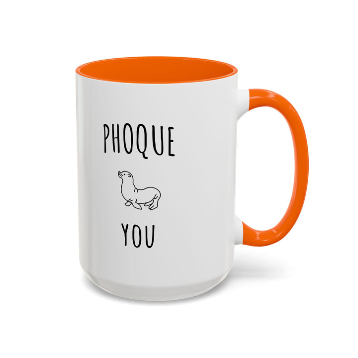 Mug "Phoque You" – Tasse Humour et Jeu de Mots – Cadeau Original et Décontracté - MoodElle