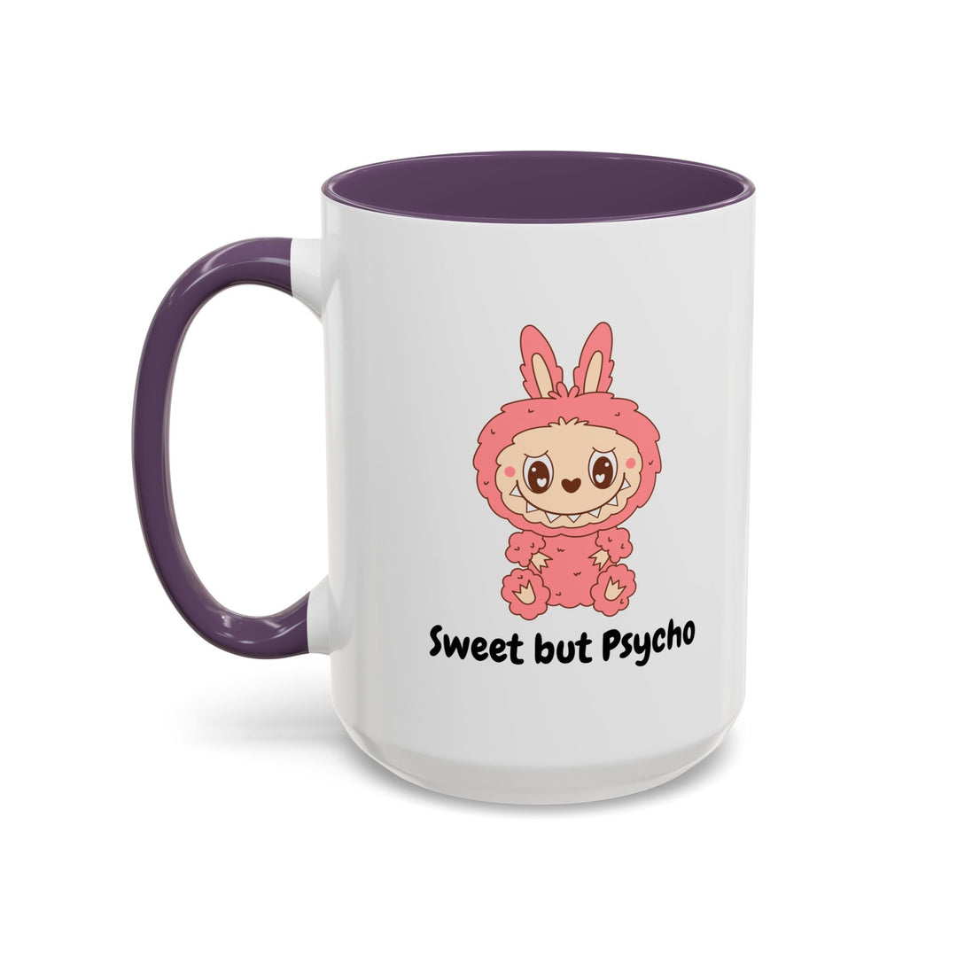 Mug Sweet but Psycho – Tasse Kawaii Drôle – Cadeau Humoristique Original - MoodElle
