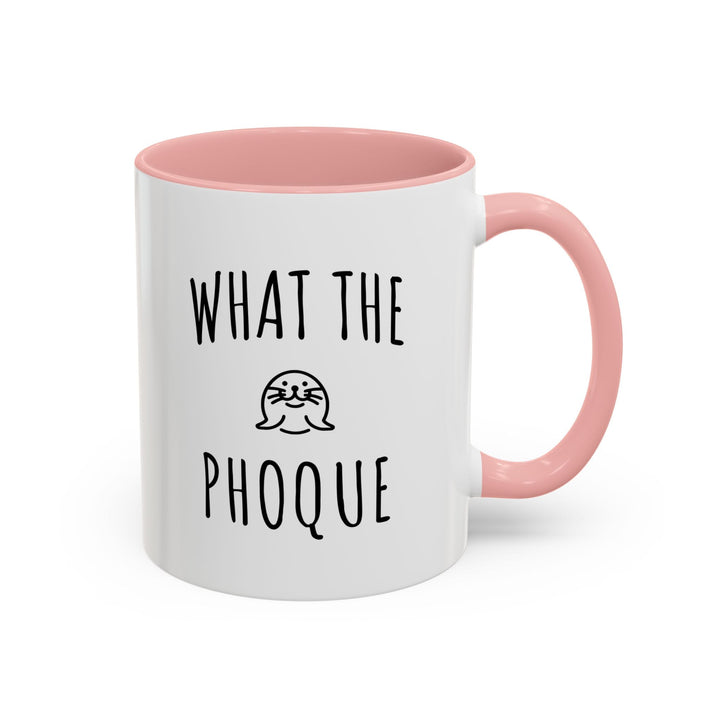 Mug "What The Phoque" – Tasse humour bilingue originale – Cadeau drôle et décalé - MoodElle