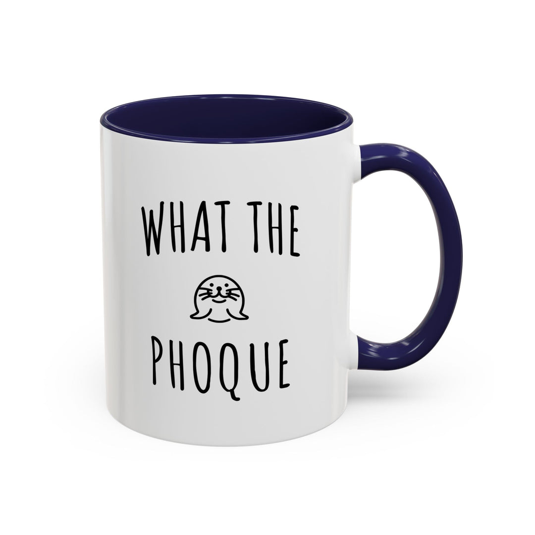 Mug "What The Phoque" – Tasse humour bilingue originale – Cadeau drôle et décalé - MoodElle