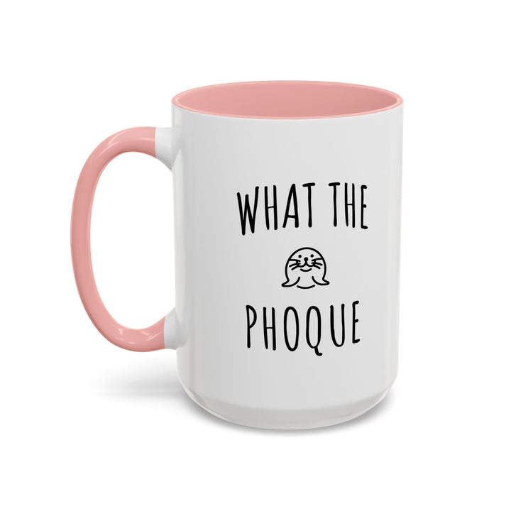 Mug "What The Phoque" – Tasse humour bilingue originale – Cadeau drôle et décalé - MoodElle