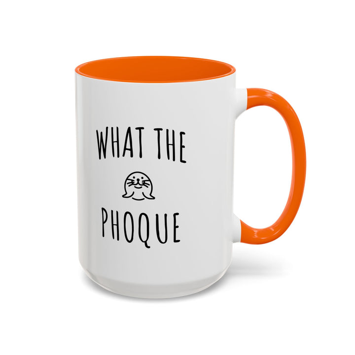 Mug "What The Phoque" – Tasse humour bilingue originale – Cadeau drôle et décalé - MoodElle