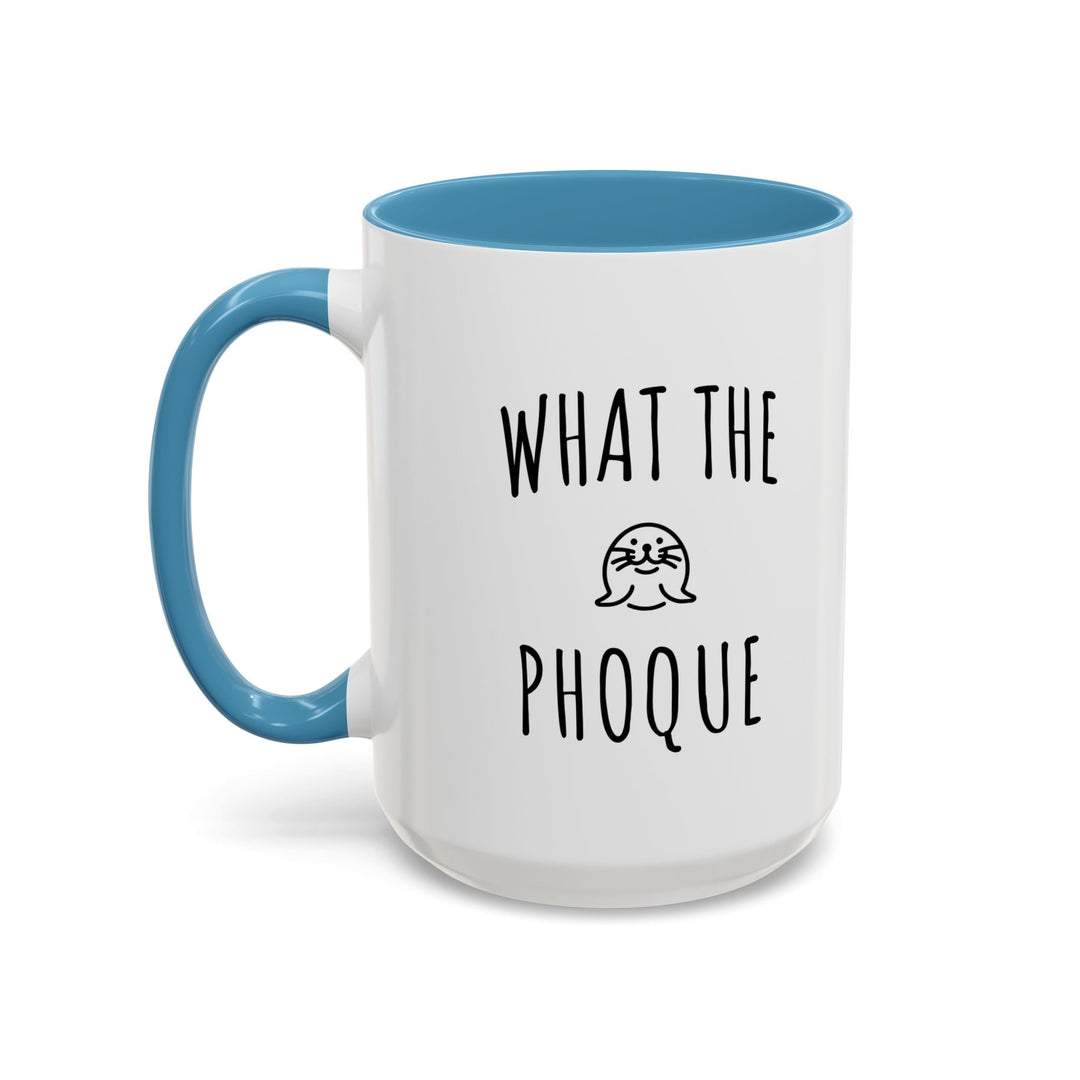 Mug "What The Phoque" – Tasse humour bilingue originale – Cadeau drôle et décalé - MoodElle