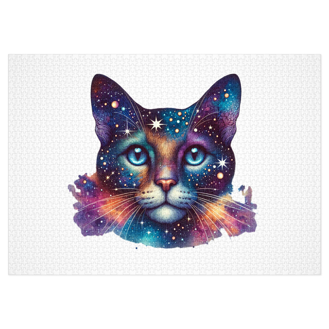 Puzzle chat galaxie – Casse - tête “Space Cat” 500/2000 pièces – Cadeau original pour amoureux des chats - MoodElle