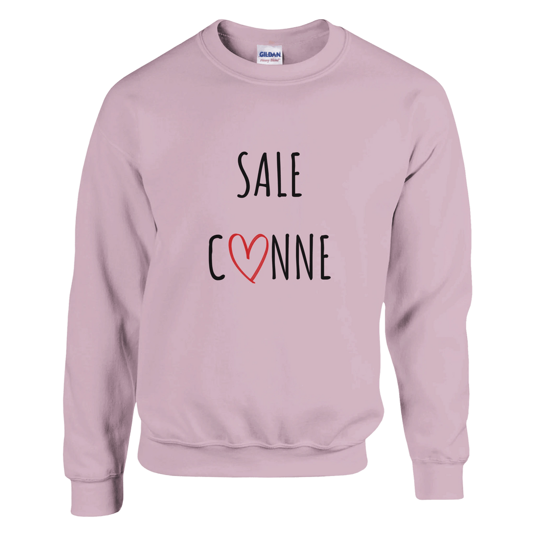 Sweat "Sale C3nne" - coeur rouge - MoodElle