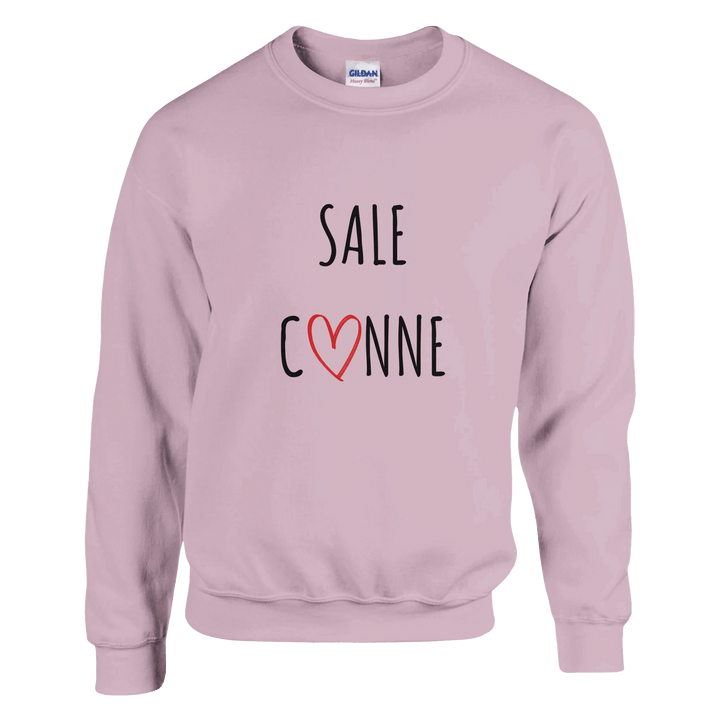 Sweat "Sale C3nne" - coeur rouge - MoodElle