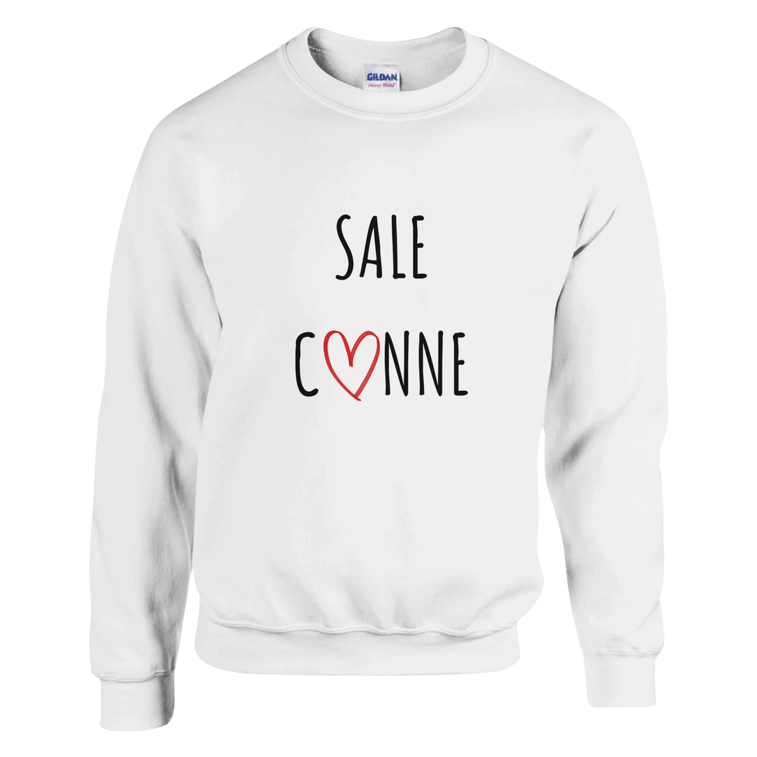 Sweat "Sale C3nne" - coeur rouge - MoodElle