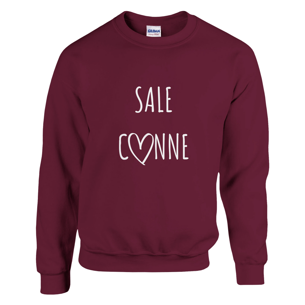 Sweat "Sale C3nne" | Symbole coeur - MoodElle