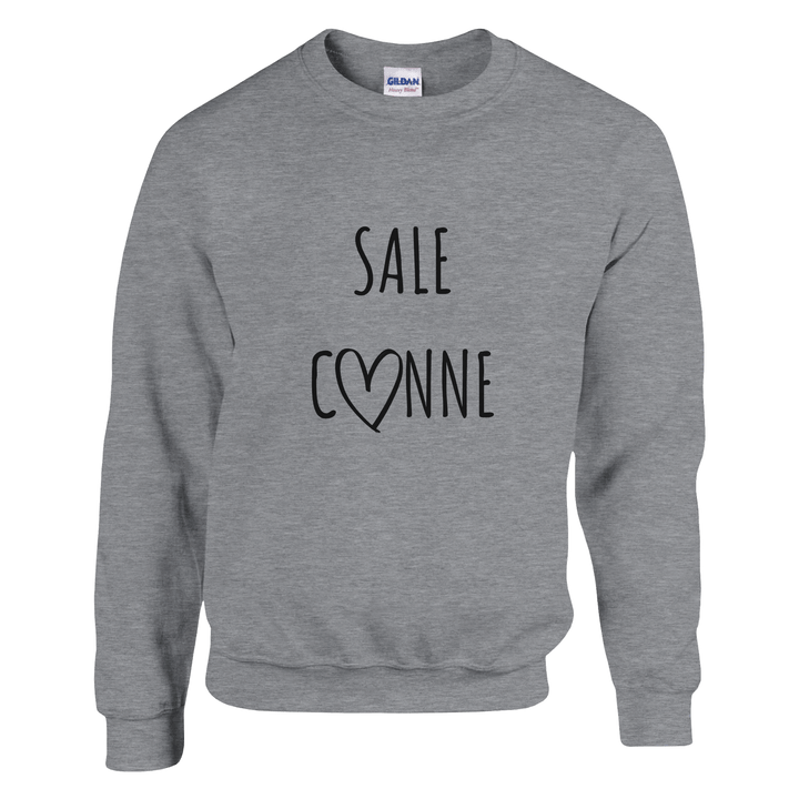 Sweat "Sale C3nne" | Symbole coeur - MoodElle