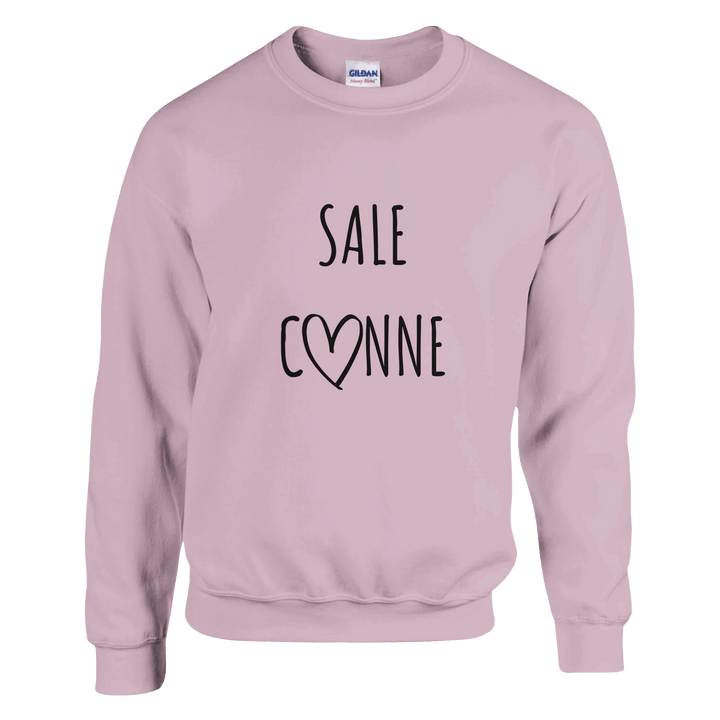 Sweat "Sale C3nne" | Symbole coeur - MoodElle