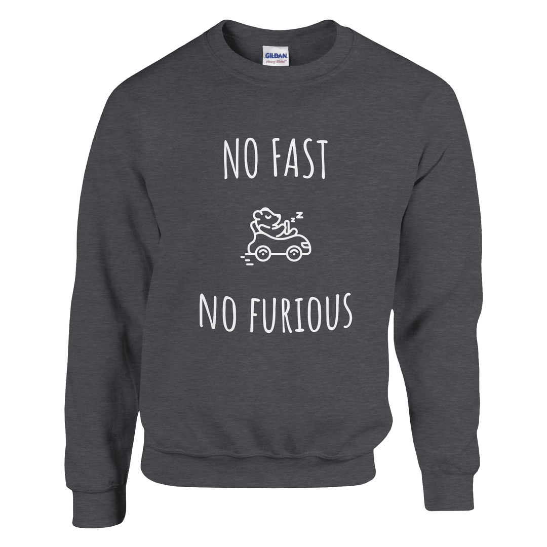 Sweatshirt "No Fast, No Furious" - MoodElle