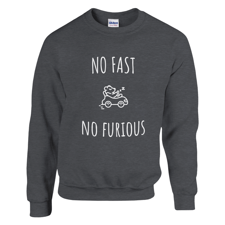 Sweatshirt "No Fast, No Furious" - MoodElle