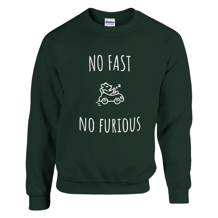 Sweatshirt "No Fast, No Furious" - MoodElle