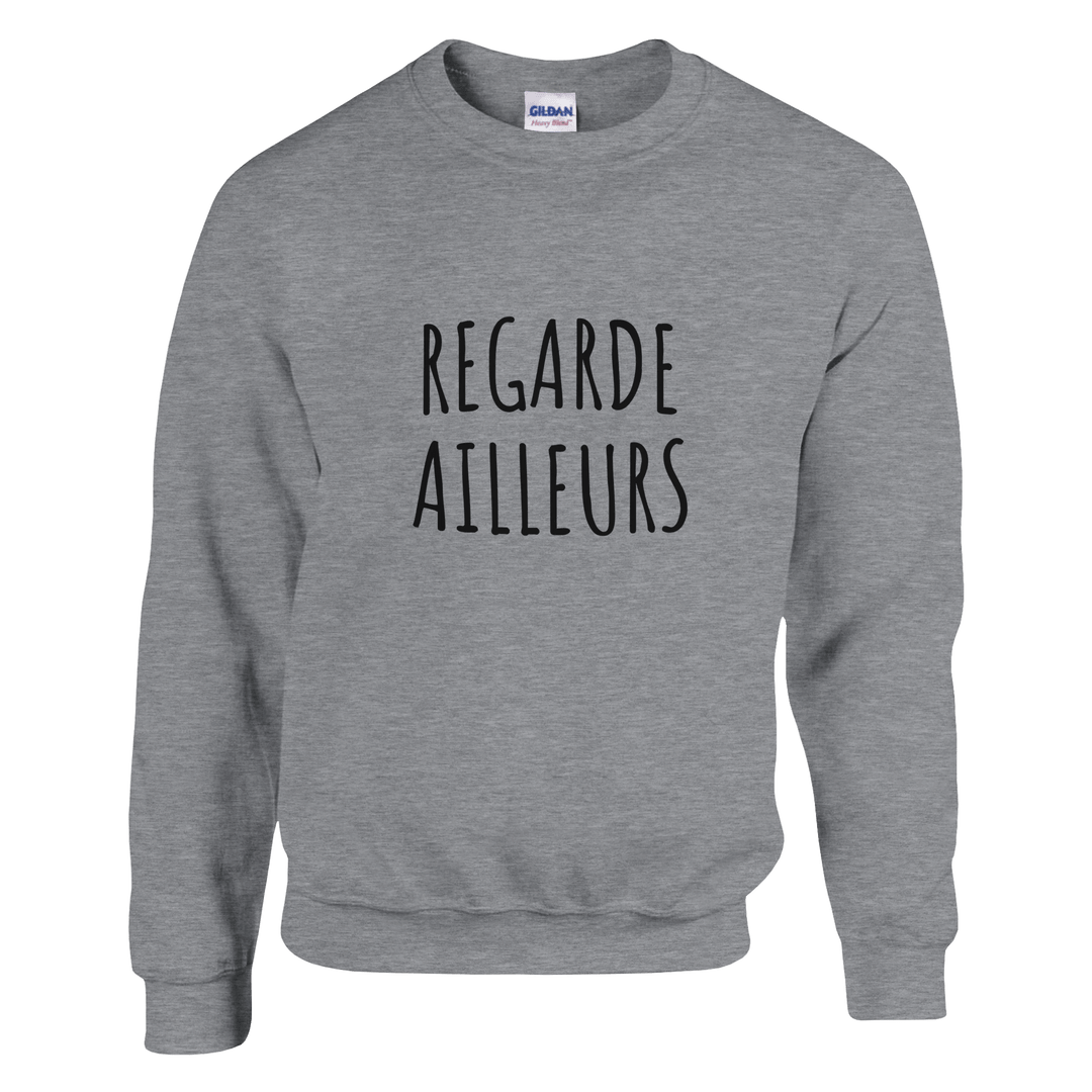 Sweatshirt "Regarde ailleurs" - MoodElle