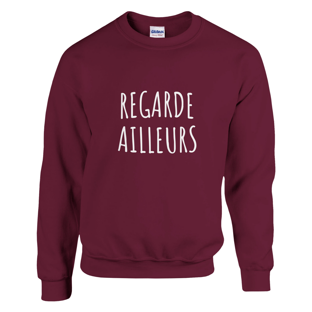 Sweatshirt "Regarde ailleurs" - MoodElle