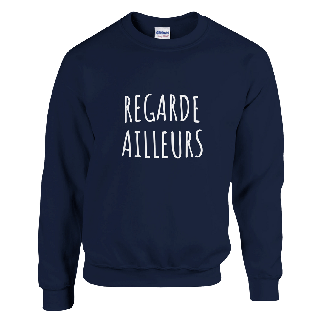 Sweatshirt "Regarde ailleurs" - MoodElle