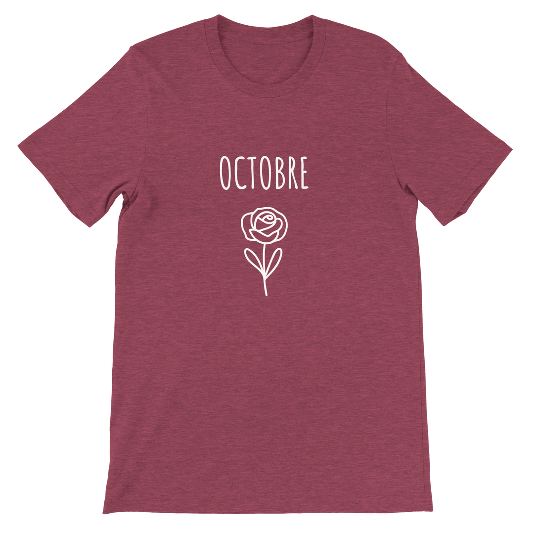 T-shirt " Octobre Rose" | Solidarité - MoodElle