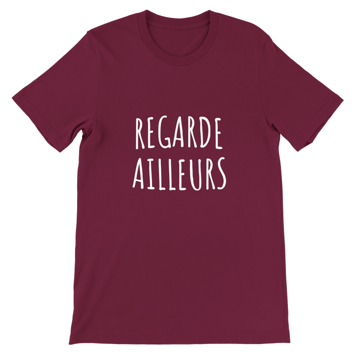 T-shirt "Regarde ailleurs" - MoodElle