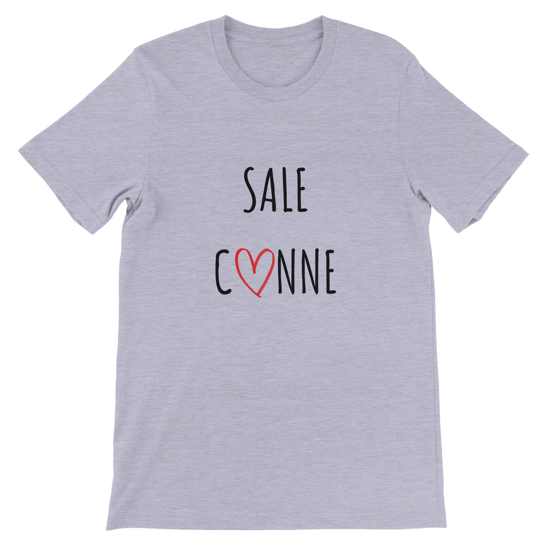 T-shirt "Sale C3nne" - coeur rouge - MoodElle