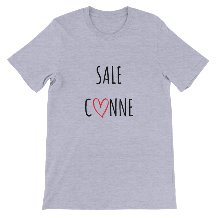 T-shirt "Sale C3nne" - coeur rouge - MoodElle