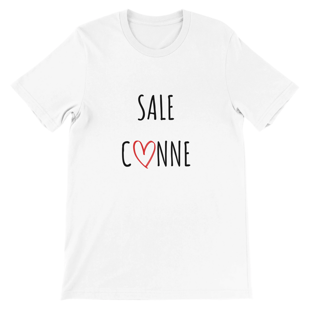 T-shirt "Sale C3nne" - coeur rouge - MoodElle