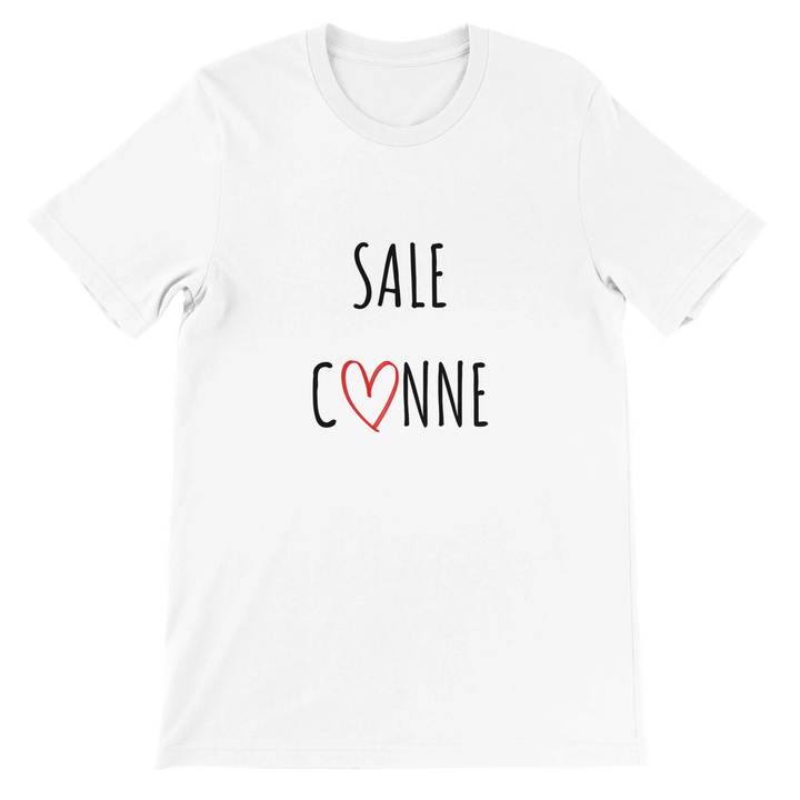 T-shirt "Sale C3nne" - coeur rouge - MoodElle