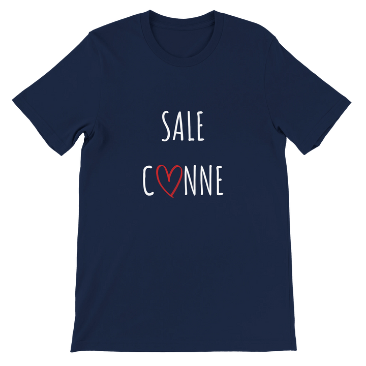 T-shirt "Sale C3nne" - coeur rouge - MoodElle