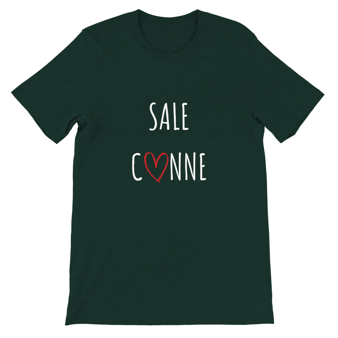 T-shirt "Sale C3nne" - coeur rouge - MoodElle