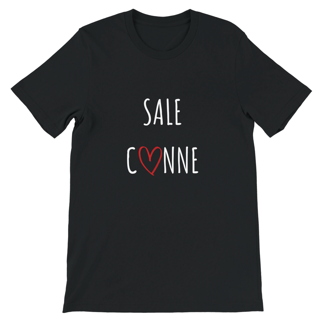T-shirt "Sale C3nne" - coeur rouge - MoodElle