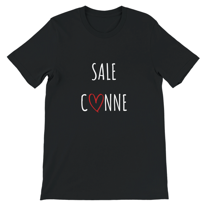 T-shirt "Sale C3nne" - coeur rouge - MoodElle