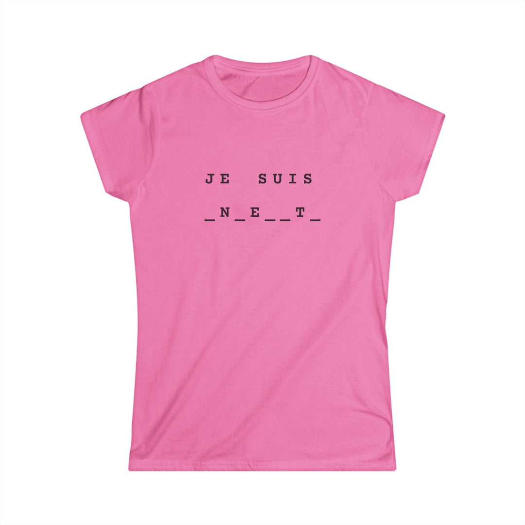 T-shirt texte à trous — "Je suis enceinte" — Idée annonce grossesse originale & drôle - MoodElle