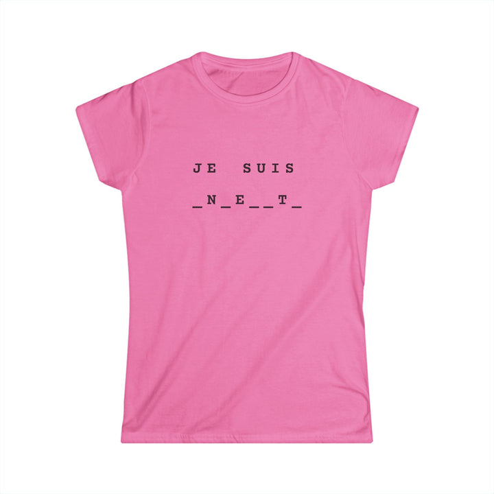 T-shirt texte à trous — "Je suis enceinte" — Idée annonce grossesse originale & drôle - MoodElle