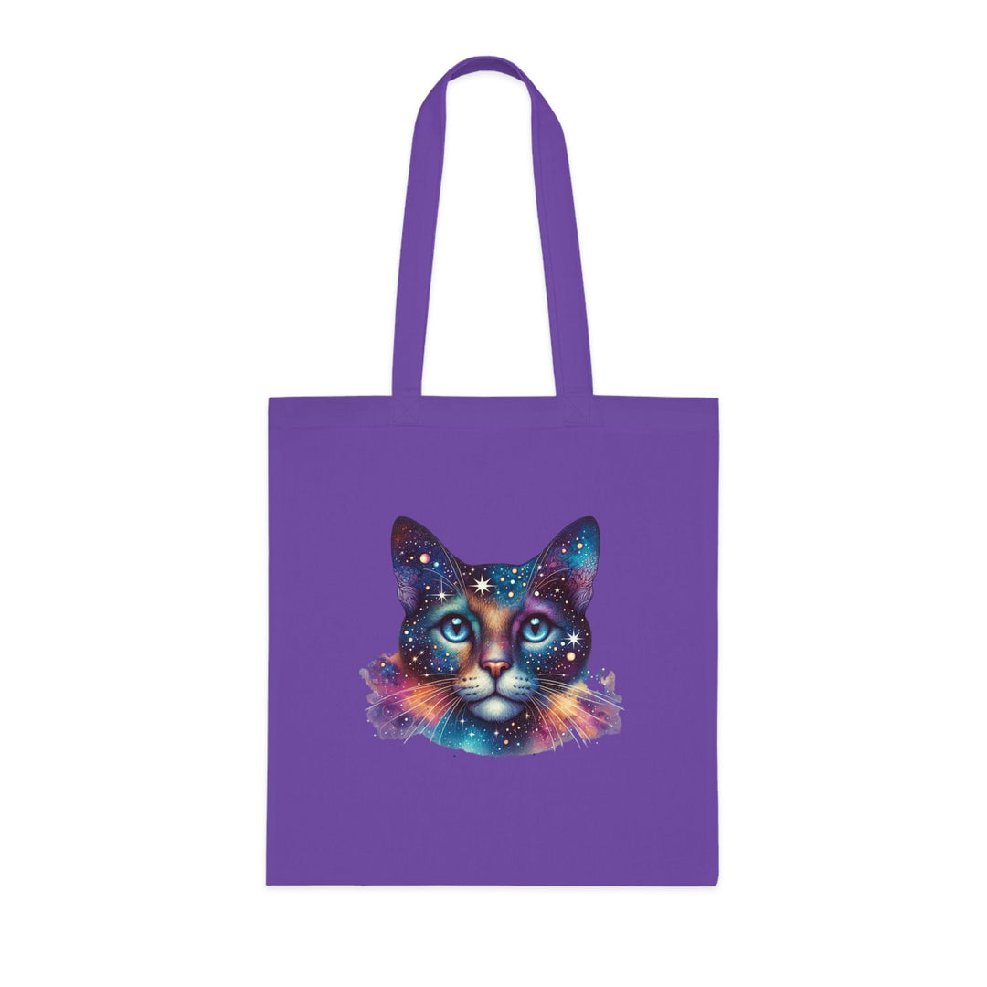 Tote bag chat galaxie – Sac coton “Space Cat” réutilisable – Cabas écolo cadeau amoureux des chats - MoodElle