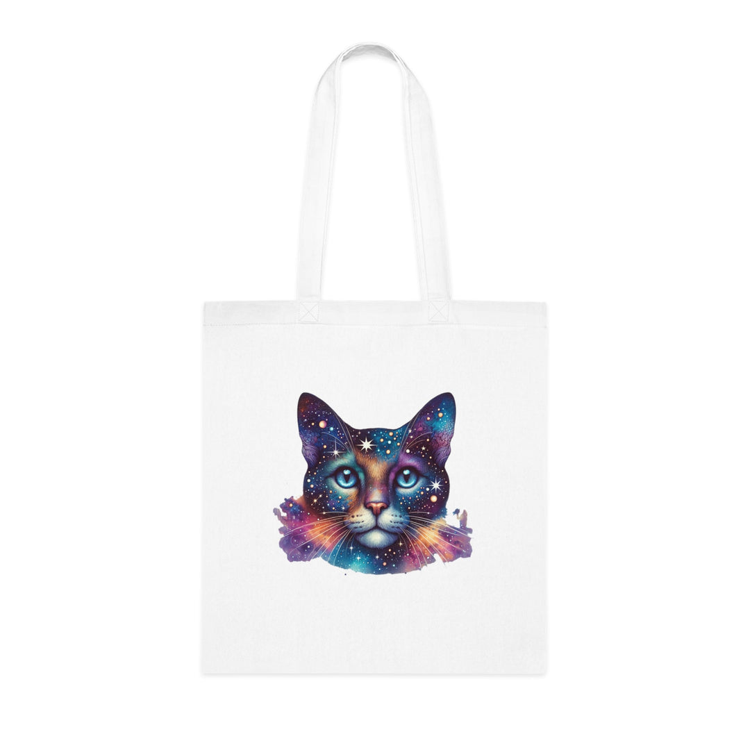 Tote bag chat galaxie – Sac coton “Space Cat” réutilisable – Cabas écolo cadeau amoureux des chats - MoodElle