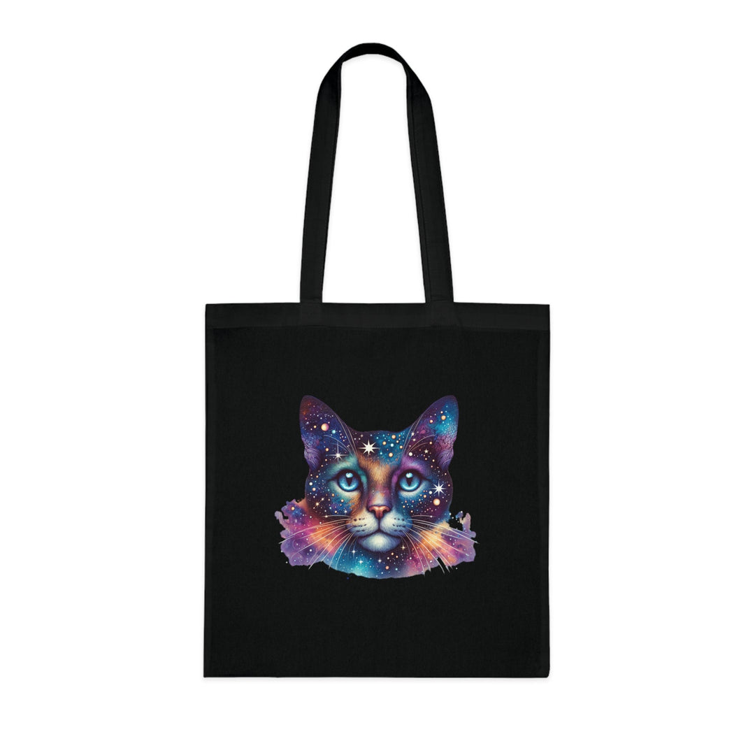 Tote bag chat galaxie – Sac coton “Space Cat” réutilisable – Cabas écolo cadeau amoureux des chats - MoodElle