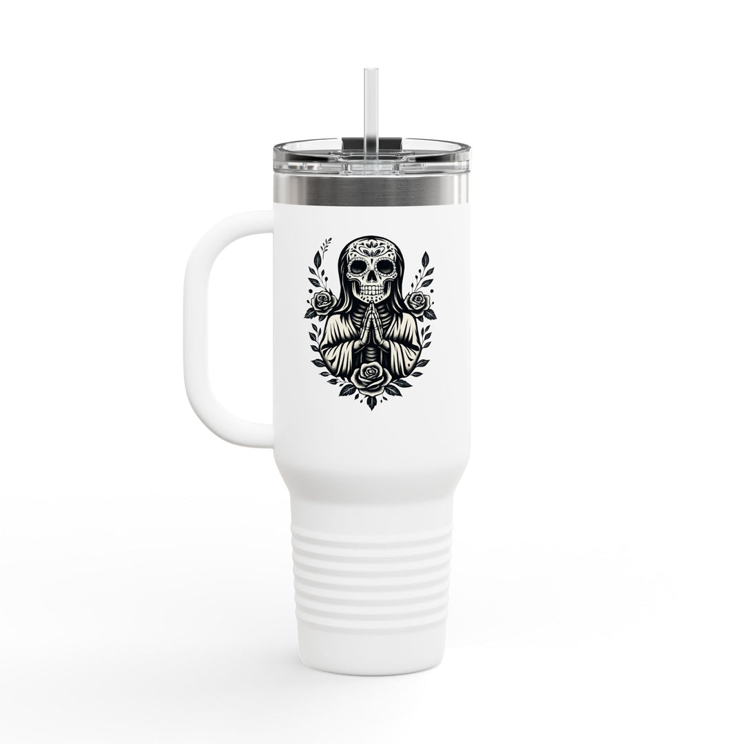 Travel Cup "Dia de Los Muertos ” – Mug isotherme avec paille réutilisable - MoodElle