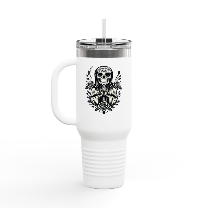 Travel Cup "Dia de Los Muertos ” – Mug isotherme avec paille réutilisable - MoodElle