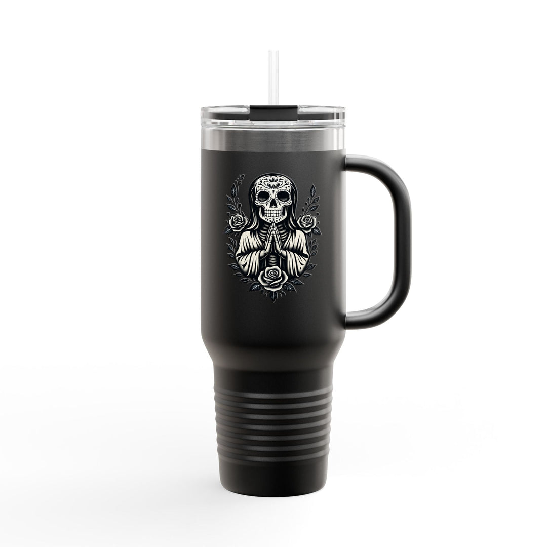 Travel Cup "Dia de Los Muertos ” – Mug isotherme avec paille réutilisable - MoodElle