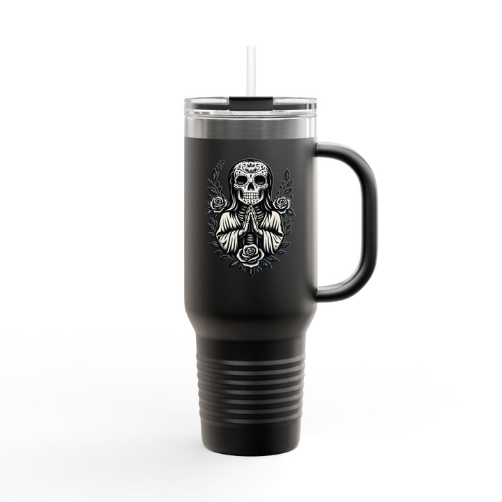Travel Cup "Dia de Los Muertos ” – Mug isotherme avec paille réutilisable - MoodElle